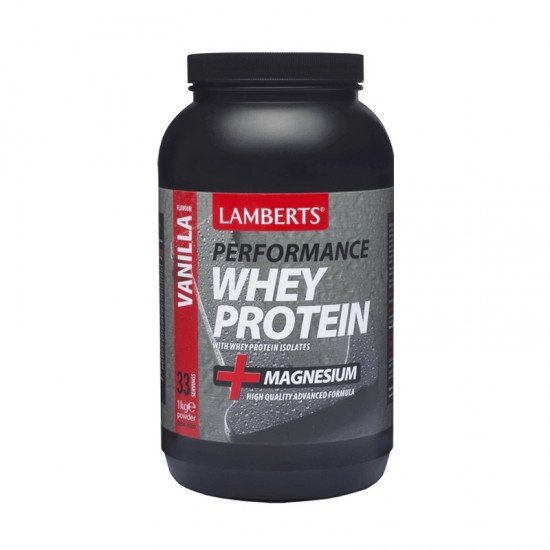 Lamberts Whey Protein,Με προσθήκηΜαγνησίου, Γεύση Βανίλια 1kg Lamberts Whey Protein,Με προσθήκηΜαγνησίου, Γεύση Βανίλια 1kg