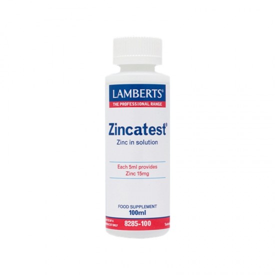 Lamberts Zincatest, Θειικός Ψευδάργυρος σε Υγρή Μορφή 100ML