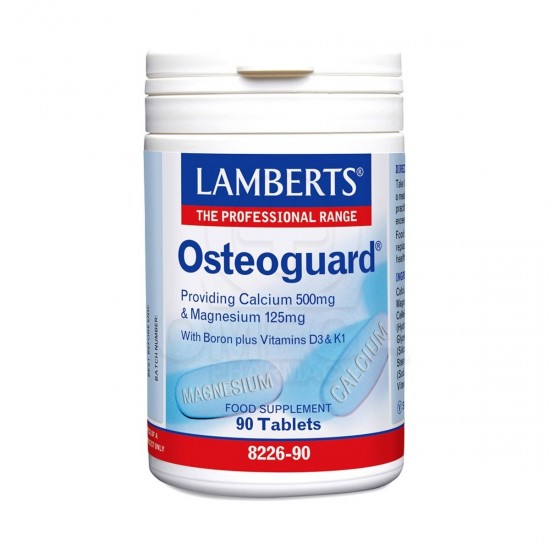 Lamberts Osteoguard 500mg, Ασβέστιο, Μαγνήσιο, Βιταμίνες D & K 90 Tabs Lamberts Osteoguard 500mg, Ασβέστιο, Μαγνήσιο, Βιταμίνες D & K 90 Tabs