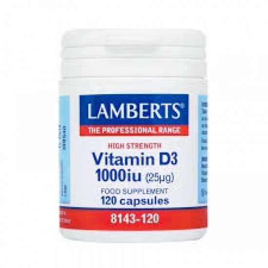 Lamberts Vitamin D3 1000iu, 120 Caps