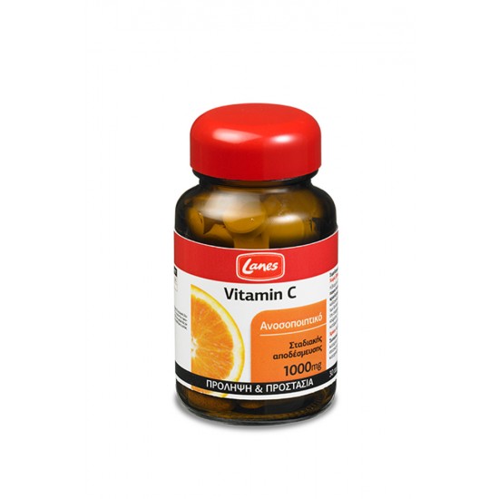 Lanes Vitamin C 1000mg Συμπλήρωμα Διατροφής 30tabs 