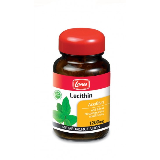 Lanes Lecithin 1200 mg Συμπλήρωμα Διατροφής με Λεκιθίνη 30tabs