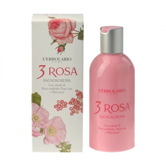 L'Erbolario 3 Rosa Bagnoschiuma 250 ml Αφρόλουτρο με Τριαντάφυλλο Αλθαία και Ροζ Πιπέρι L'Erbolario 3 Rosa Bagnoschiuma 250 ml Αφρόλουτρο με Τριαντάφυλλο Αλθαία και Ροζ Πιπέρι