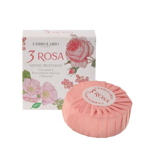 L'Erbolario 3 Rosa Sapone Profumato 100gr L'Erbolario 3 Rosa Sapone Profumato 100gr