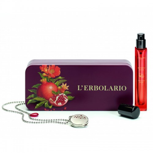 L’Erbolario Melograno Beauty Box Sempre con te Άρωμα Ρόδι 10ml & Κολιέ 