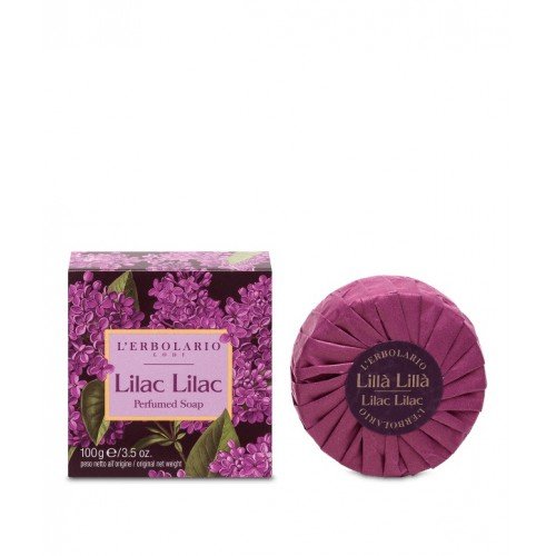 L' erbolario Lilla Lilla Perfumed Soap,Αρωματικό Σαπούνι 100gr