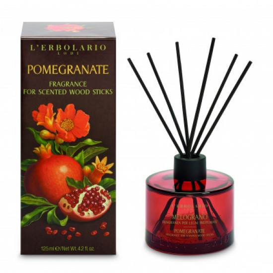 L' Erbolario Pomegranate Fragrance for Scented Wood Sticks, Αρωματικό Χώρου 125ml