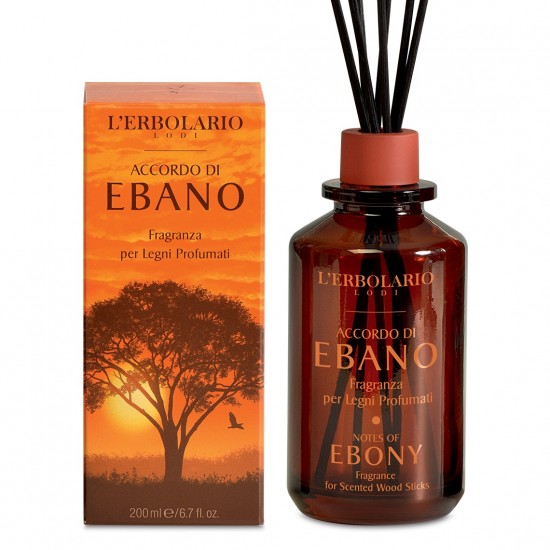 L' Erbolario Ebano Fragnance for Scented Wood Sticks 250ml