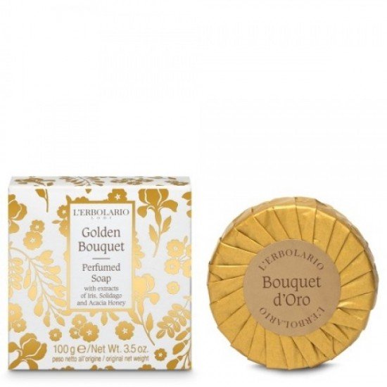 L'Erbolario Golden Bouquet Perfumed Soap 100g