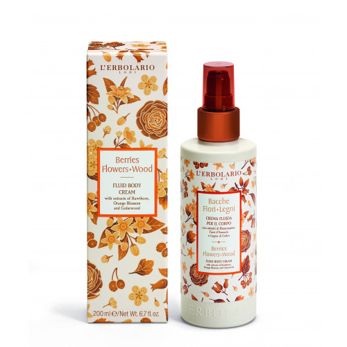 L' Erbolario Berries Flowers- Wood Fluid Body Cream, Γαλάκτωμα Σώματος 200ml L' Erbolario Berries Flowers- Wood Fluid Body Cream, Γαλάκτωμα Σώματος 200ml