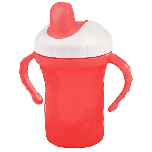 Primamma Easy Cup Ποτηράκι 6m+ με Λαβές & Στόμιο Σιλικόνης, Χρώμα Κόκκινο 310ml Primamma Easy Cup Ποτηράκι 6m+ με Λαβές & Στόμιο Σιλικόνης, Χρώμα Κόκκινο 310ml