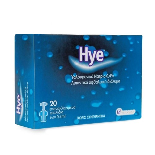 Hye Λιπαντικό Οφθαλμικό Διάλυμα 20x0,5ml Hye Λιπαντικό Οφθαλμικό Διάλυμα 20x0,5ml