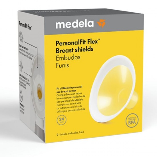 Medela PersonalFit Flex Breast Shields Χοάνη Θηλάστρου 27mm 2τμχ