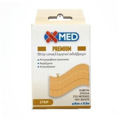 Medisei X-Med Premium Strip 8cm x 0.5m 1τμχ Medisei X-Med Premium Strip 8cm x 0.5m 1τμχ