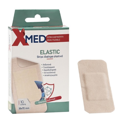 X-Med Elastic Strips Ελαστικό 25mm x 72mm 10 τεμάχια X-Med Elastic Strips Ελαστικό 25mm x 72mm 10 τεμάχια