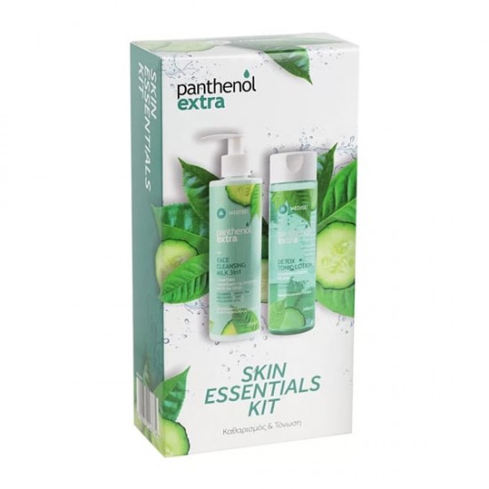 Panthenol Extra Promo Cleansing Milk 3 in 1 250ml & Detox Tonic Lotion 200ml