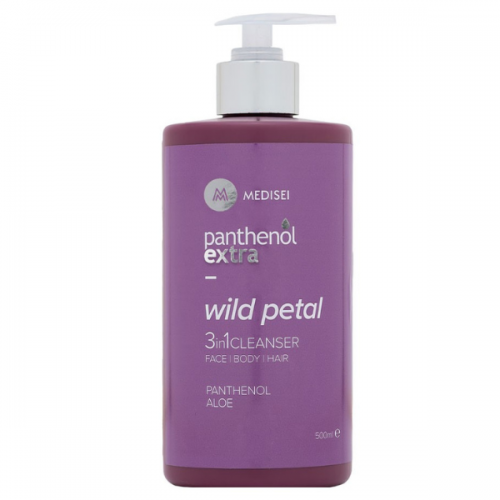 Panthenol Extra Wild Petal 3in1 Γυναικείο Καθαριστικό για Πρόσωπο & Σώμα & Μαλλιά 500ml