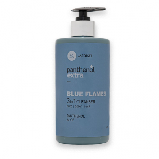 Panthenol Extra Blue Flames 3in1 Ανδρικό Καθαριστικό για Πρόσωπο & Σώμα & Μαλλιά 500ml Panthenol Extra Blue Flames 3in1 Ανδρικό Καθαριστικό για Πρόσωπο & Σώμα & Μαλλιά 500ml