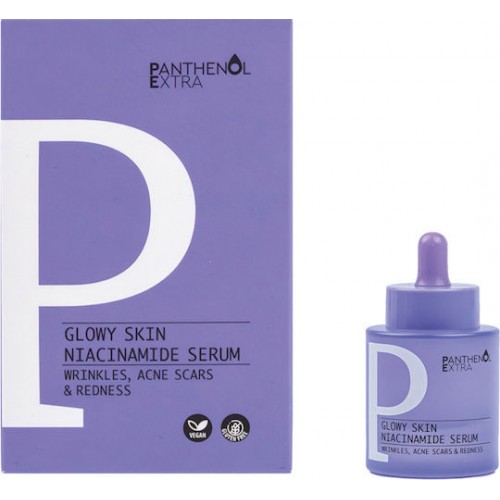 Panthenol Extra Glowy Skin Ενυδατικό & Αντιγηραντικό Serum Προσώπου με Νιασιναμίδη & Υαλουρονικό Οξύ για Ακμή 30ml Panthenol Extra Glowy Skin Ενυδατικό & Αντιγηραντικό Serum Προσώπου με Νιασιναμίδη & Υαλουρονικό Οξύ για Ακμή 30ml