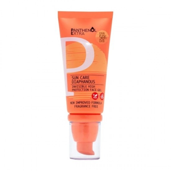 Panthenol Extra Sun Care Diaphanous SPF50 Αντηλιακο Gel Προσώπου 50ml Panthenol Extra Sun Care Diaphanous SPF50 Αντηλιακο Gel Προσώπου 50ml