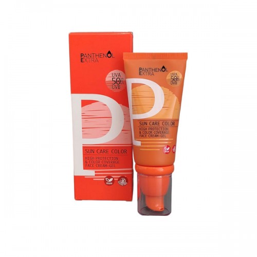 Panthenol Extra Sun Care Color SPF 50 Αντηλιακή Κρέμα-Gel Προσώπου με Χρώμα 50ml Panthenol Extra Sun Care Color SPF 50 Αντηλιακή Κρέμα-Gel Προσώπου με Χρώμα 50ml
