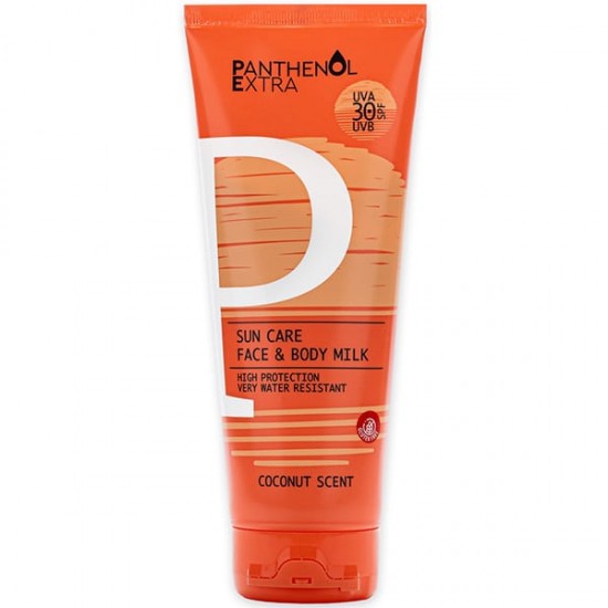 Panthenol Extra Sun Care Face & Body Milk Αντηλιακό Γαλάκτωμα SPF 30 για Πρόσωπο & Σώμα με Άρωμα Καρύδας 100ml Panthenol Extra Sun Care Face & Body Milk Αντηλιακό Γαλάκτωμα SPF 30 για Πρόσωπο & Σώμα με Άρωμα Καρύδας 100ml