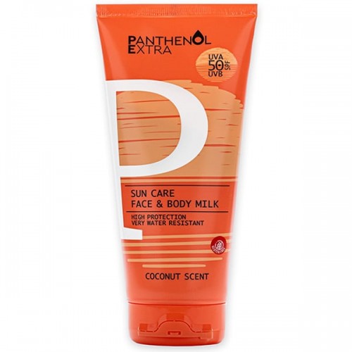 Panthenol Extra Sun Care Face & Body Milk Αντηλιακό Γαλάκτωμα SPF 50 για Πρόσωπο & Σώμα με Άρωμα Καρύδας 100ml Panthenol Extra Sun Care Face & Body Milk Αντηλιακό Γαλάκτωμα SPF 50 για Πρόσωπο & Σώμα με Άρωμα Καρύδας 100ml