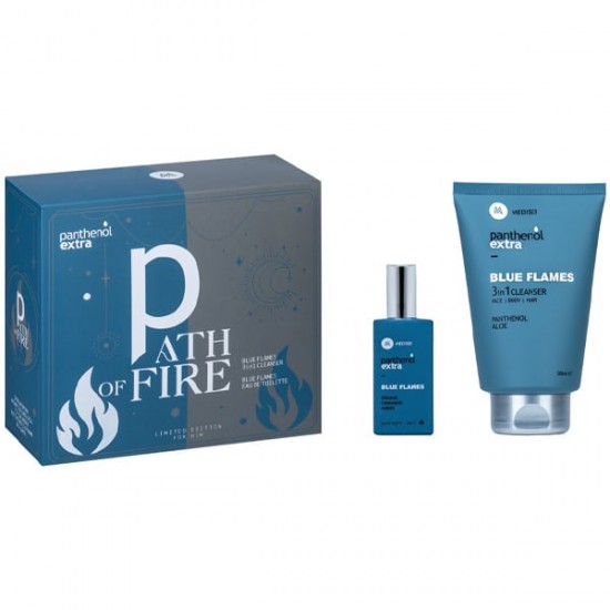 Panthenol promo Extra Men Path of Fire Blue Flames 3in1 Cleanser Ανδρικό Σαμπουάν & Αφρόλουτρο 200ml & Blue Flames Eau De Toilette Ανδρικό Άρωμα 50ml Panthenol promo Extra Men Path of Fire Blue Flames 3in1 Cleanser Ανδρικό Σαμπουάν & Αφρόλουτρο 200ml & Blue Flames Eau De Toilette Ανδρικό Άρωμα 50ml