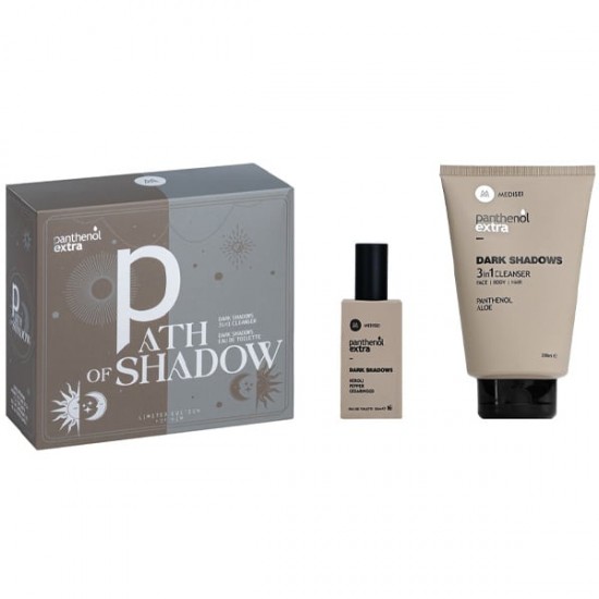 Panthenol Promo Extra Men Path of Shadow Dark Shadows 3in1 Cleanser Ανδρικό Σαμπουάν & Αφρόλουτρο 200ml & Dark Shadows Eau De Toilette Ανδρικό Άρωμα 50ml Panthenol Promo Extra Men Path of Shadow Dark Shadows 3in1 Cleanser Ανδρικό Σαμπουάν & Αφρόλουτρο 200ml & Dark Shadows Eau De Toilette Ανδρικό Άρωμα 50ml