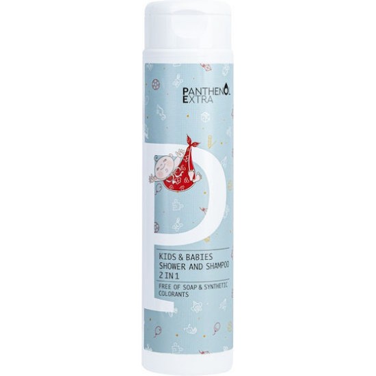  Panthenol Extra Baby Shower & Shampoo Σαμπουάν Αφρόλουτρο για Βρέφη & Παιδιά με Χαμομήλι 300ml