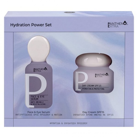 Panthenol Extra Promo Hydration Power Ορός Προσώπου & Ματιών 30ml & Κρέμα Ημέρας SPF15 50ml Panthenol Extra Promo Hydration Power Ορός Προσώπου & Ματιών 30ml & Κρέμα Ημέρας SPF15 50ml