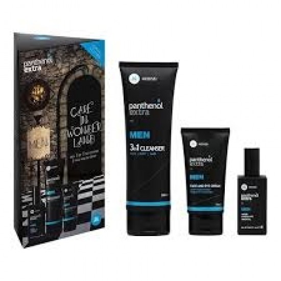 Panthenol Extra Promo Care In Wonderland Men Eau de Toilette Ανδρικό Άρωμα, 50ml & 3in1 Cleanser Αφρόλουτρο & Σαμπουάν 200ml & Face & Eye Cream Κρέμα Ματιών 75ml