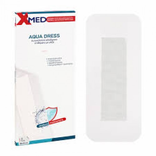 Medisei X-Med Aqua Dress Αυτοκόλλητες Αδιάβροχες Γάζες 30 x 10cm 3 Tμχ.