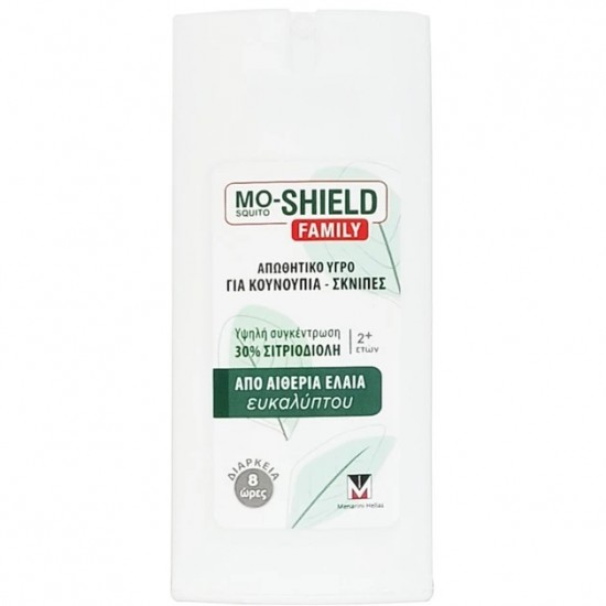 Mo-Shield Family Απωθητικό Υγρό για Κουνούπια- Σκνίπες με Αιθέρια Έλαια Ευκάλυπτου 75ml