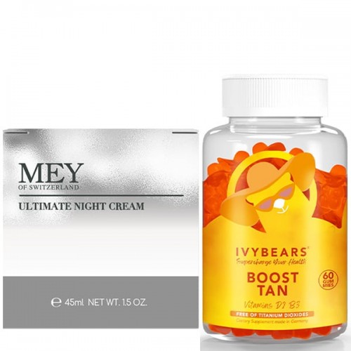 Mey Promo Ultimate Night Cream Αντιγηραντική Κρέμα Προσώπου Νυκτός 45ml & Δώρο IvyBears Boost Tan 60gummies Mey Promo Ultimate Night Cream Αντιγηραντική Κρέμα Προσώπου Νυκτός 45ml & Δώρο IvyBears Boost Tan 60gummies