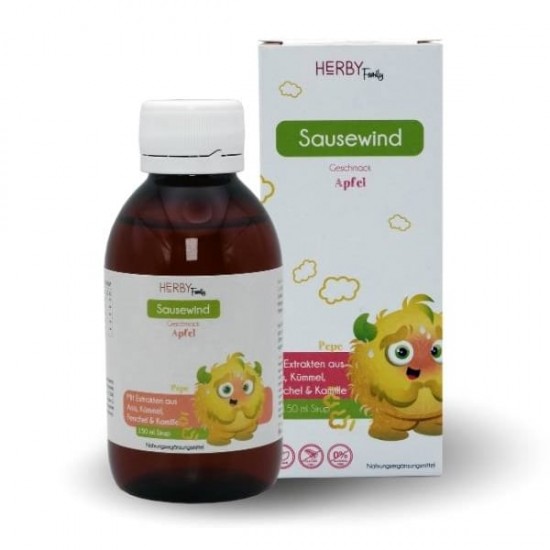 Herby Family Sausewind Συμπλήρωμα Διατροφής για Παιδιά για την Αντιμετώπιση των Πεπτικών Διαταραχών 150ml