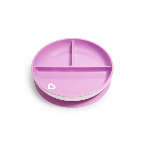 Munchkin Stay Put Suction Plate 6m+, Μπολ με Βάση Βεντούζα, Χρώμα Μωβ 1 Τεμάχια Munchkin Stay Put Suction Plate 6m+, Μπολ με Βάση Βεντούζα, Χρώμα Μωβ 1 Τεμάχια