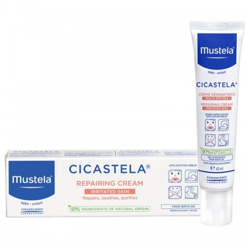 Mustela Cicastela Repairing Cream Κρέμα Ανάπλασης, 40ml Mustela Cicastela Repairing Cream Κρέμα Ανάπλασης, 40ml