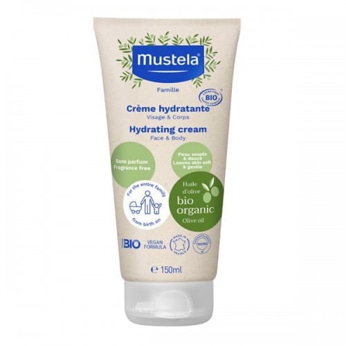 Mustela BIO Hydrating Cream Face & Body, Ενυδατική Κρέμα για Πρόσωπο & Σώμα 150ml Mustela BIO Hydrating Cream Face & Body, Ενυδατική Κρέμα για Πρόσωπο & Σώμα 150ml