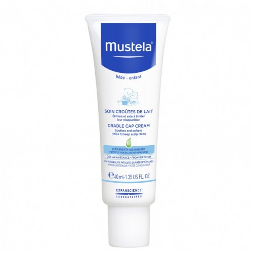 Mustela Bebe Cradle Cap Cream Κρέμα για τη Νινίδα, 40ml Mustela Bebe Cradle Cap Cream Κρέμα για τη Νινίδα, 40ml
