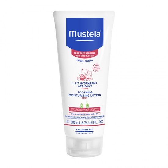 Mustela Bebe Soothing Moisturizing Lotion, Πολύ Ευαίσθητο Δέρμα 200ml Mustela Bebe Soothing Moisturizing Lotion, Πολύ Ευαίσθητο Δέρμα 200ml