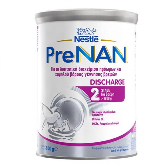 Nestle PreNan Γάλα Διαιτητική αγωγή πρόωρων και χαμηλού βάρους γέννησης βρεφών 400gr Nestle PreNan Γάλα Διαιτητική αγωγή πρόωρων και χαμηλού βάρους γέννησης βρεφών 400gr