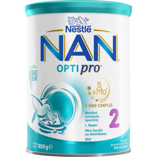 Nestle Nan Optipro 2 Βρεφικό Γάλα 6m+ 800gr