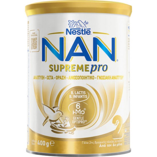 Nestle Supreme Pro 2 Γάλα 2ης Βρεφικής Ηλικίας σε Σκόνη Από τον 6ο Μήνα 400gr