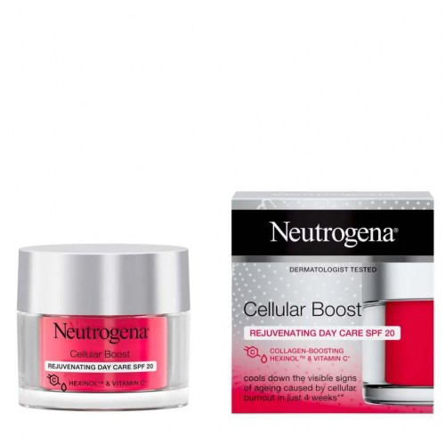 Neutrogena Cellular Boost Κρέμα Ημέρας SPF20 Αντιγηραντική Κρέμα Προσώπου 50ml