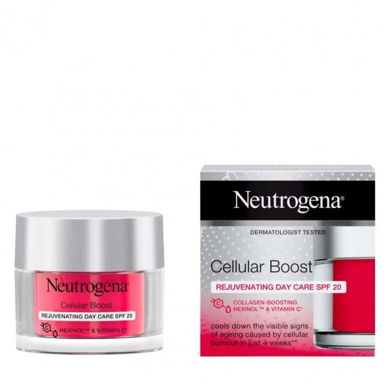 Neutrogena Cellular Boost Κρέμα Ημέρας SPF20 Αντιγηραντική Κρέμα Προσώπου 50ml