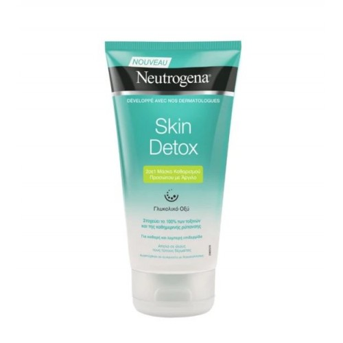 Neutrogena Skin Detox 2σε1 Μάσκα Καθαρισμού με Άργιλο 150ml