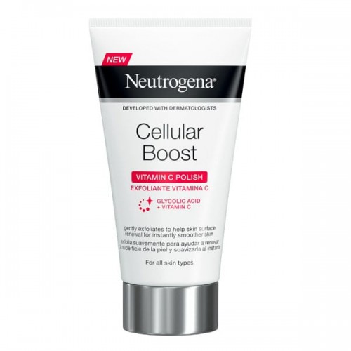 Neutrogena Cellular Boost Vitamin C, Κρέμα Απολέπισης Προσώπου με Βιταμίνη C 75ml