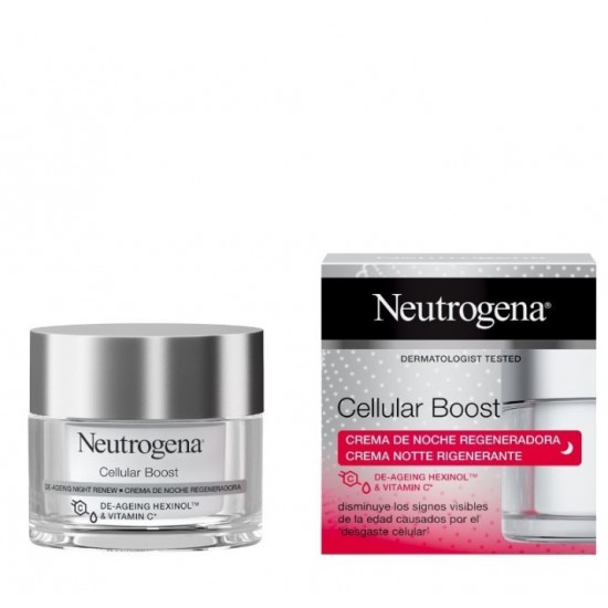 Neutrogena Cellular Boost De-Ageing Night Renew. Αντιγηραντική Κρέμα Νυκτός Προσώπου 50ml