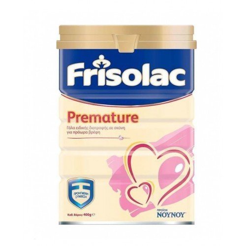  Frisolac Premature 400gr. Γάλα Ειδικής Διατροφής σε Σκόνη για Πρόωρα κι Ελλιποβαρή Βρέφη 